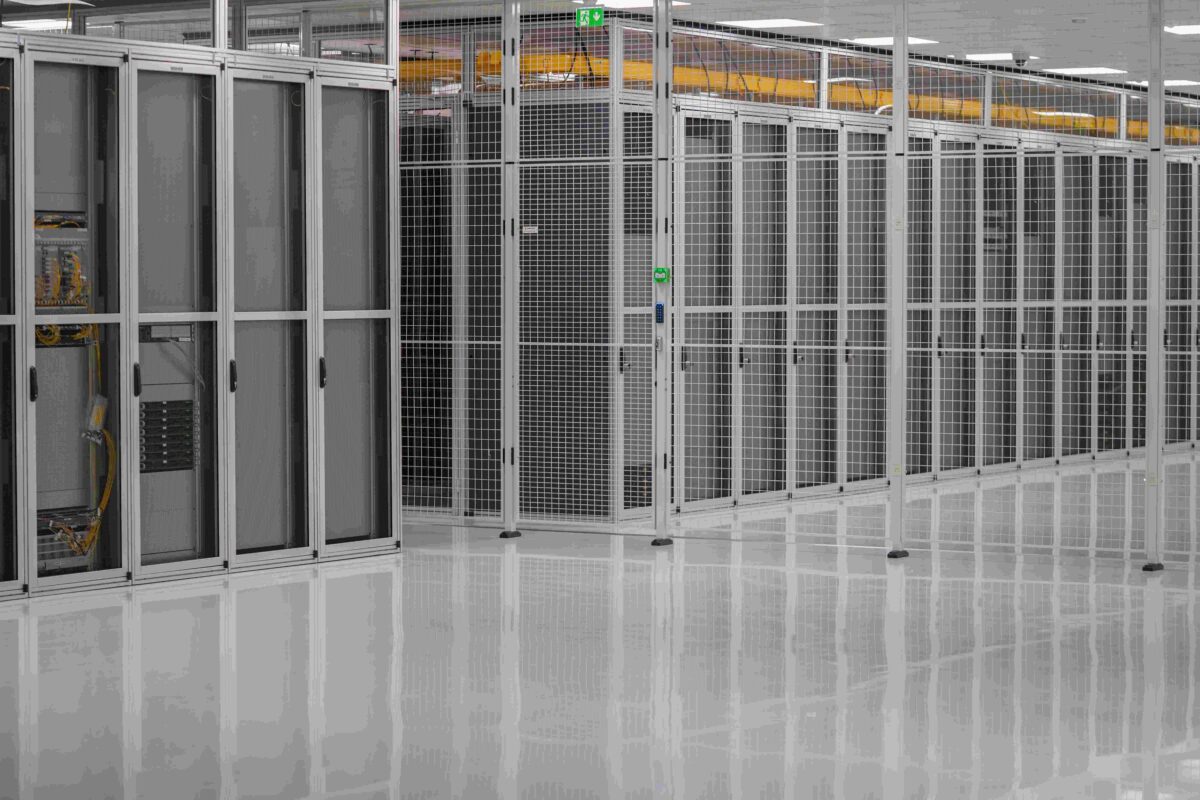 data hall with racks