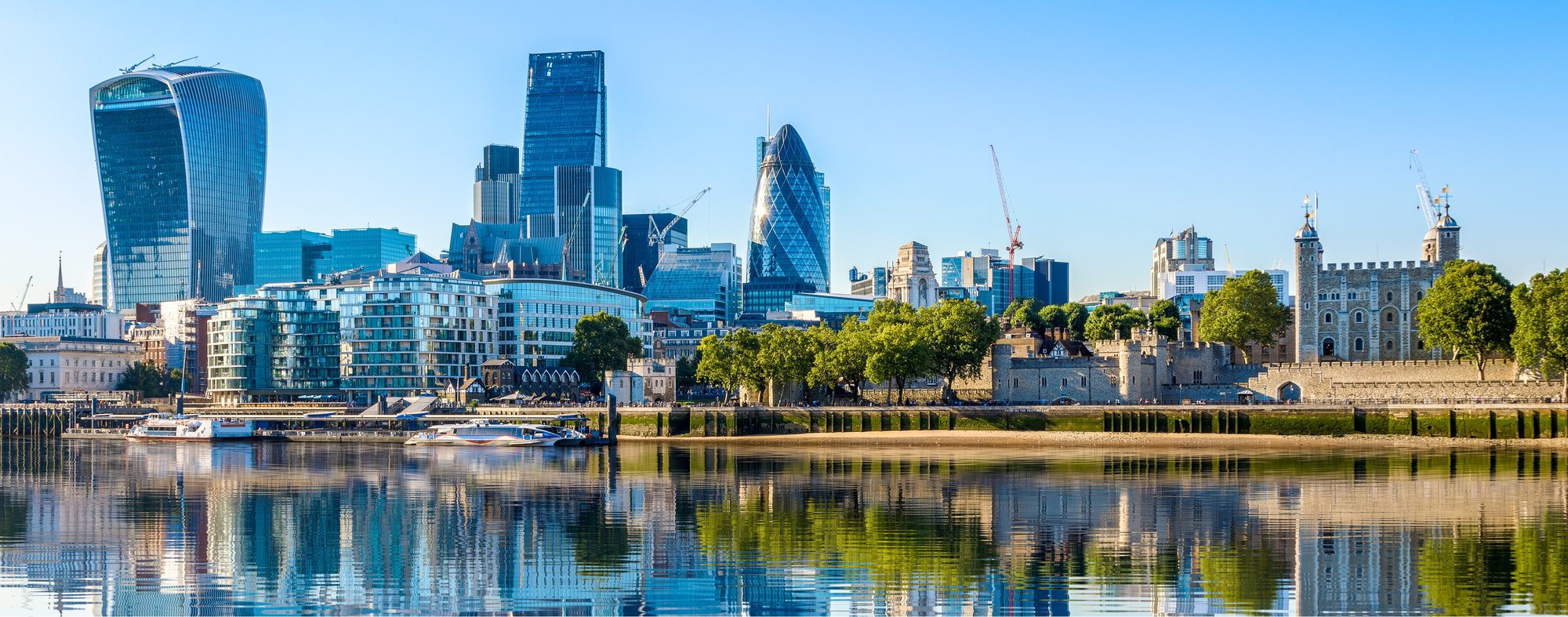 London Skyline Blue 2